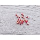 Perles CUBES 2 mm Red Opaque AB  x 25