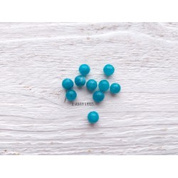 Perles Jade * Turquoise * 6 mm X 10