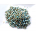 50 Perles Abacus 2 mm Turquoise Opal AB