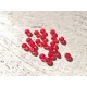 Perles Abacus 6 mm Red AB  X 20