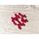Perles Abacus 6 mm Red  X 20