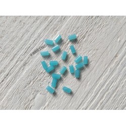 Perles Rectangles 7 x 3 mm Turquoise Opal