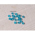 20 Perles Abacus 6 mm Aquamarine