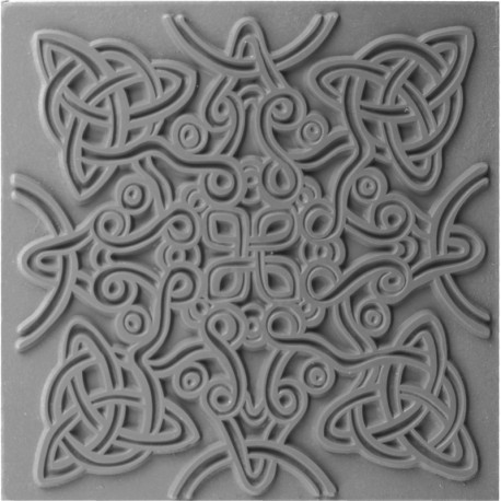 Plaque de texture " Celtic Knot " CERNIT