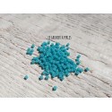 25 Perles CUBES 2 mm Turquoise Opaque