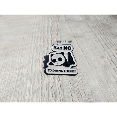 Pin's Panda Say no to doing things