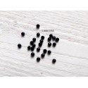 25 Perles Abacus 4 mm Noir