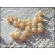 Perles Rondes Facettées 4 mm Porcelaine X 25