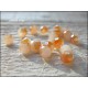 Perles Rondes Facettées 4 mm Jade Doré X 25