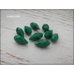 Gouttes 12 x 5 mm Vert Turquoise X 10