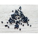 25 Perles CUBES 2 mm Hématite