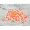 50 Perles Abacus 2 mm Orange Opal