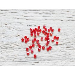 50 Toupies 3 mm Rouge AB