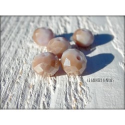 Perles ABACUS 10 mm Lila Jade AB x 5