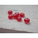 Perle Palet 6 mm Red AB X 10