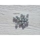 Perles Rondes 8 mm Nacrées Gris  x 20