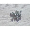 20 Perles Rondes 8 mm Nacrées Gris