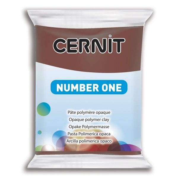 Pâte CERNIT Number One Brun N° 800