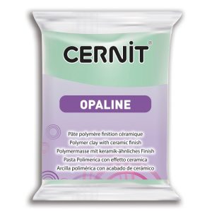 Pâte CERNIT Opaline Vert Menthe 640