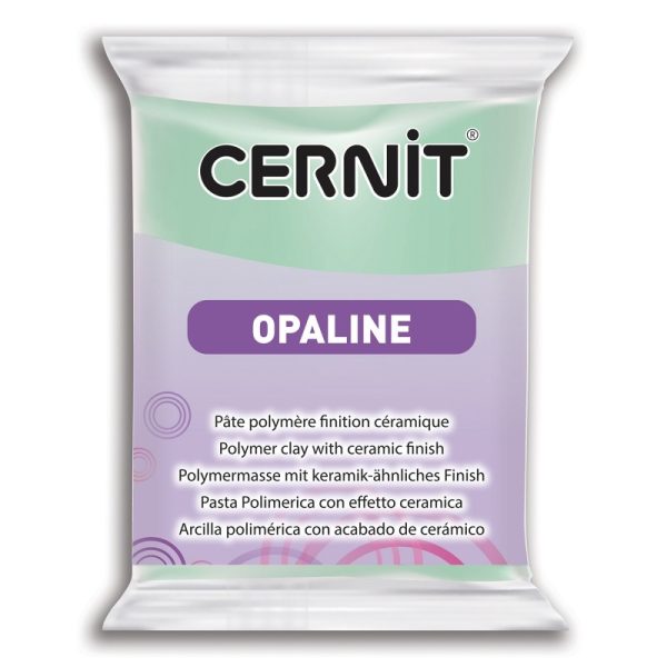 Pâte CERNIT Opaline Vert Menthe 640