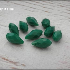 10 Gouttes 12 x 5 mm Green Turquoise