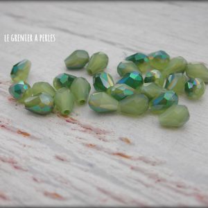 25 Gouttes 5 x 2 mm Light Olivine AB