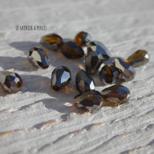 25 Gouttes 5 x 2 mm Coffee AB