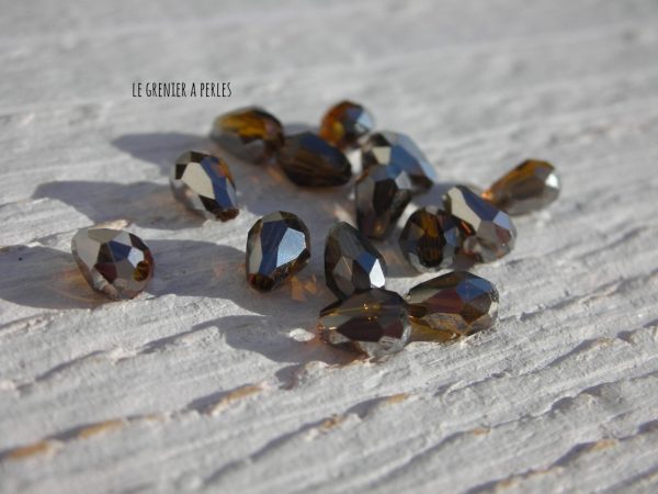 Gouttes 5 x 2 mm Coffee AB X 25