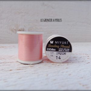 MIYUKI nylon beading thread B Light Pink  N° 14