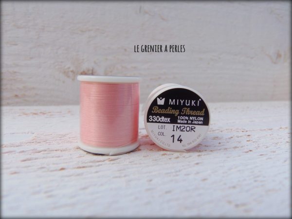 MIYUKI nylon beading thread B Rose