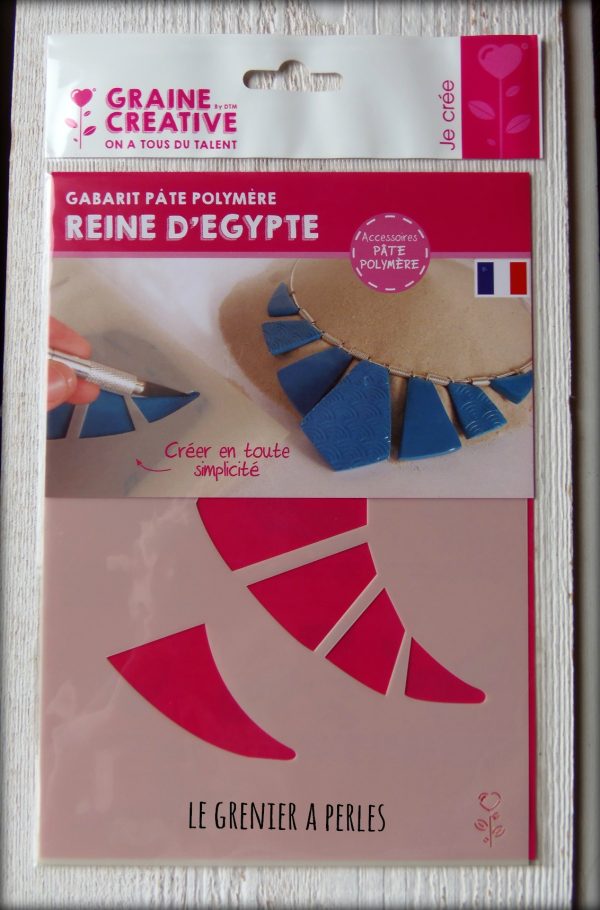 Gabarit "Reine d'Egypte" ( Gabarit Pâte Polymère )