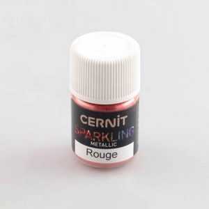 Poudre de Mica CERNIT SPARKLING Metallic Rouge