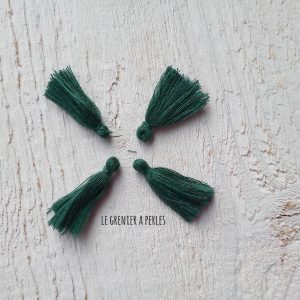 Petit Pompon ( fils de coton ) Vert