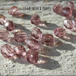 50 Facettes 4 mm Light Amethyst