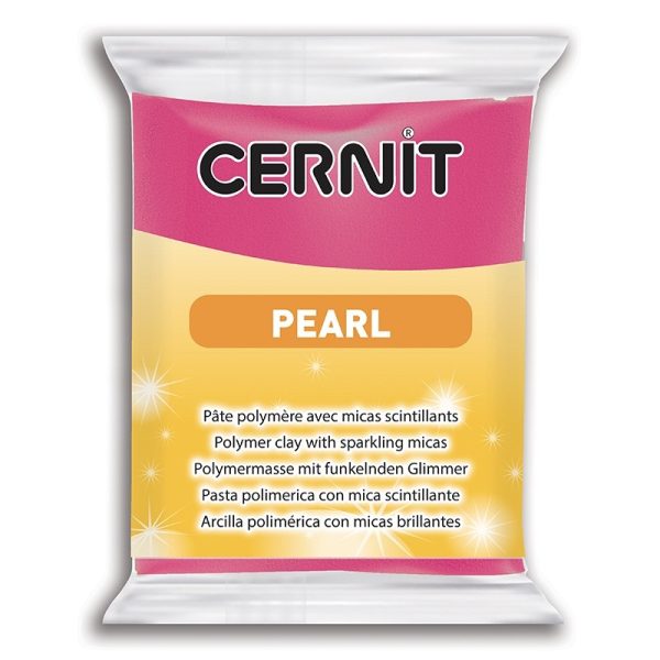 Pâte CERNIT Pearl Magenta 460