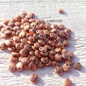 Lentilles 6 mm Etched Full Capri Gold ( 27180 )