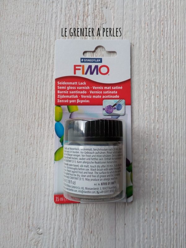 VERNIS Fimo à l'eau Mat Satiné 35 m