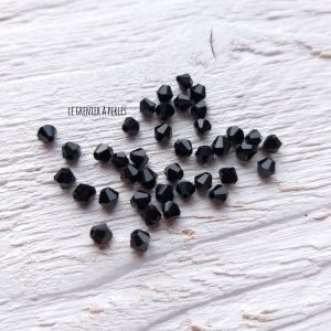 50 Toupies 3 mm Noir