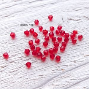 50 Toupies 3 mm Rouge