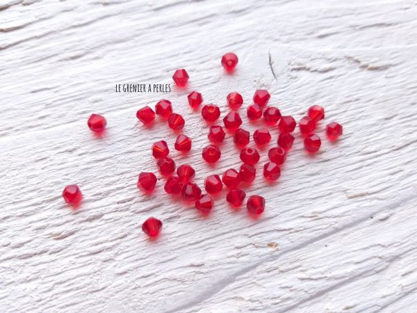 Toupies 3 mm Rouge X 50