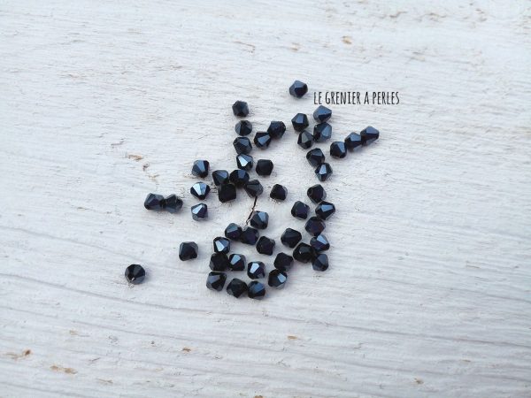 Toupies 3 mm Hématite X 50