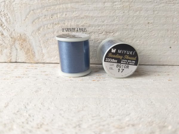 MIYUKI nylon beading thread B * Bleu N° 17