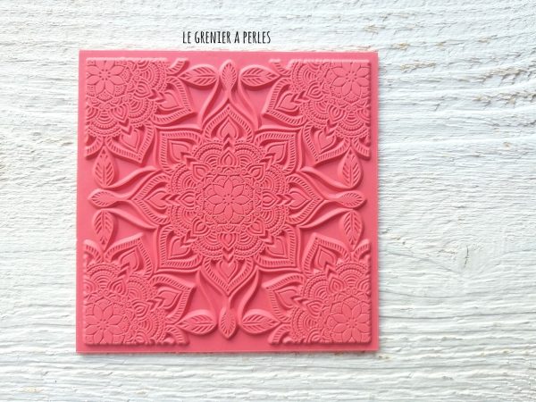 Plaque de texture " Boho Chic " pour pâte polymère