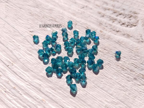 Toupies 4 mm Indicolite AB X 50