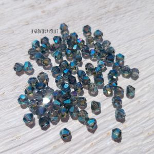 50 Toupies 4 mm Dark Erinite AB