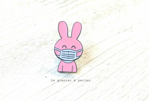 Pin's Lapin Masqué