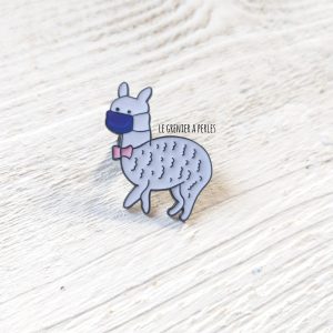 Pin’s Lama Masqué