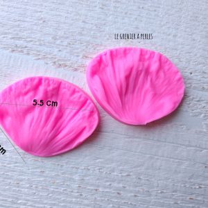 Moule Fleur Pivoine  * Moule silicone pour pâte polymère