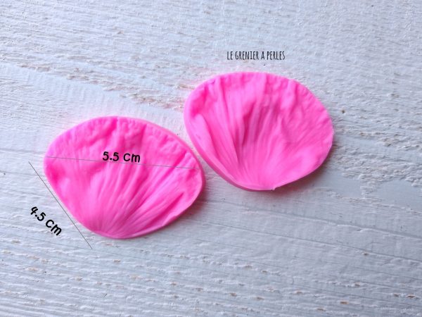 Moule Fleur Pivoine * Moule silicone pour pâte polymère