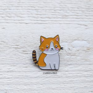 Pin’s Chat roux et blanc